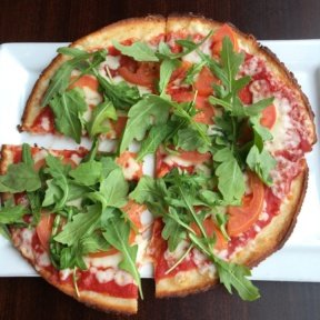 Gluten-free vegan pizza from Evo Kitchen